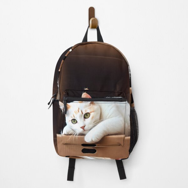 Item preview, Cat inside a box - Modern digital art designed and sold by Ai-michiart.
