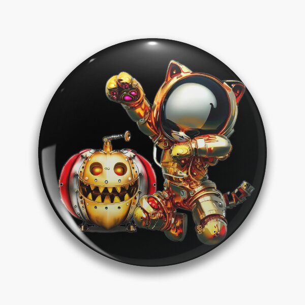 Item preview, Happy Halloween Dancing Metallic Cyberpunk designed and sold by Metallican.