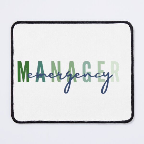 Item preview, Emergency Manager - Green designed and sold by MitigationZone.