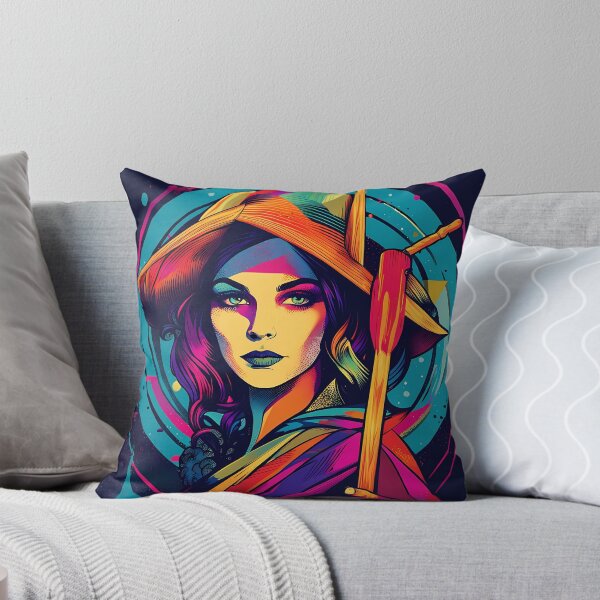 Artikelvorschau, Pop-Art-Druck – Fantasy-Hexe entworfen und verkauft von LordoftheGeeks.