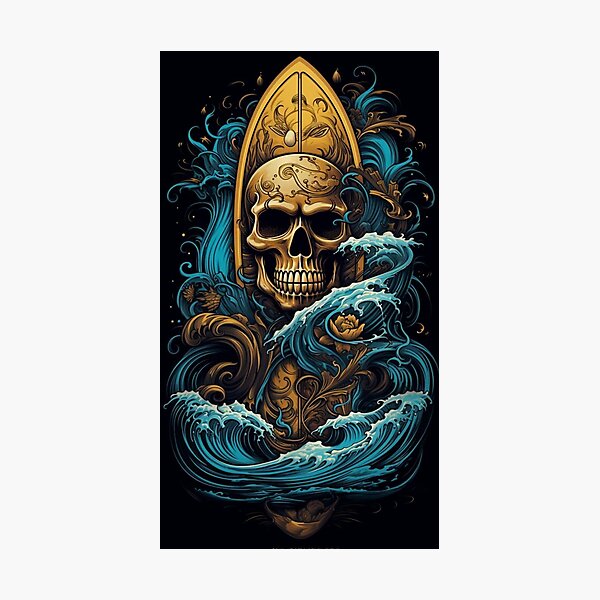 Oceanic Style Skull