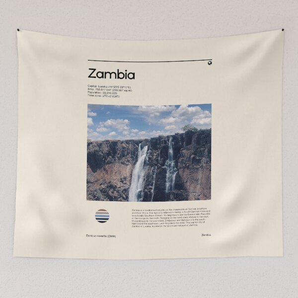 Item preview, Visit Zambia (Travel poster) designed and sold by RabbitK.