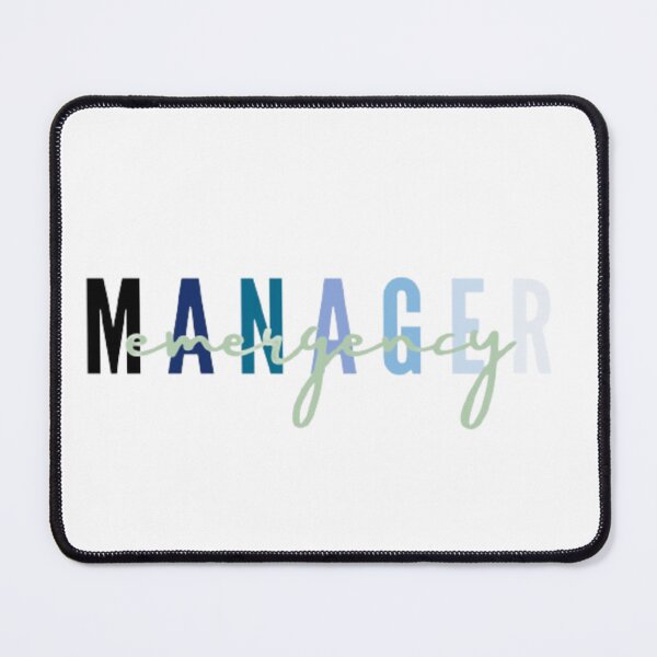 Item preview, Emergency Manager - Blue designed and sold by MitigationZone.