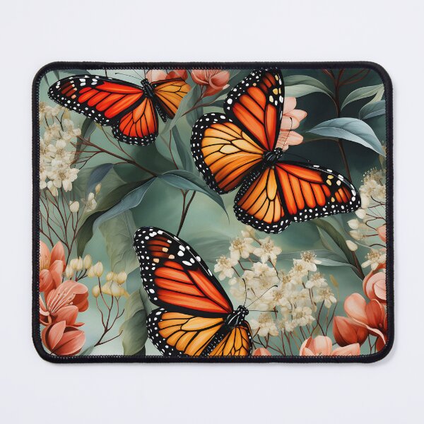 Item preview, Monarch Butterflies Watercolor 19 designed and sold by DigitalPatternx.
