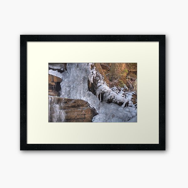 Icy Toes Framed Art Print