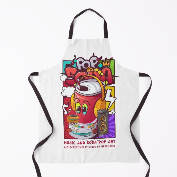 Item preview, Soda can cartoon character pop art concept designed and sold by Alsiq Creativeart.