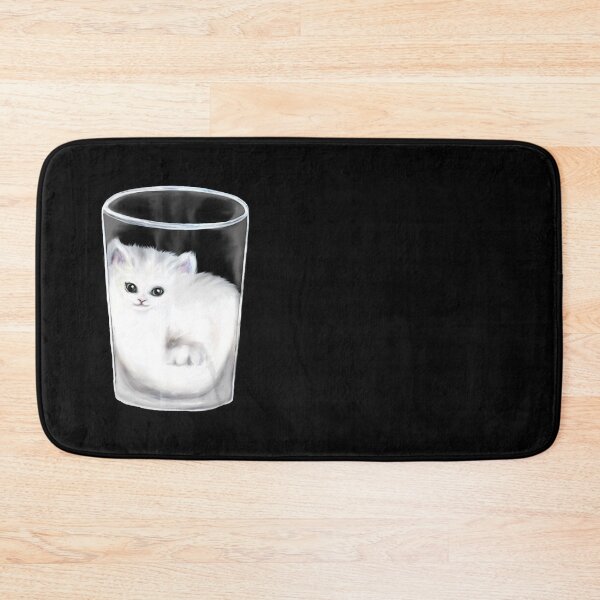 Item preview, Kitten in a Cup acrylic painting designed and sold by Funsize-Art.