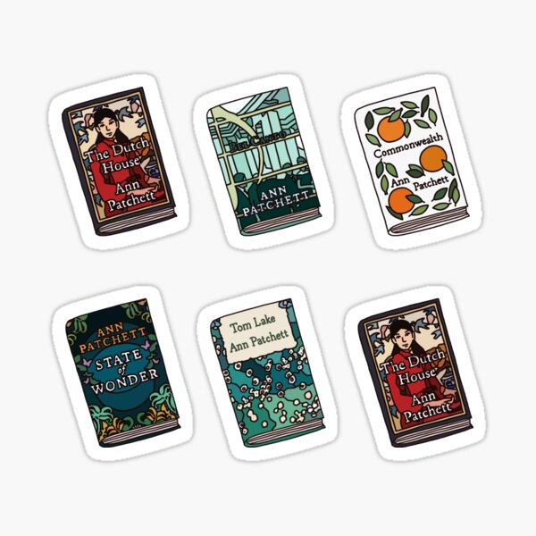 Item preview, Ann Patchett books designed and sold by lalashellsArt.