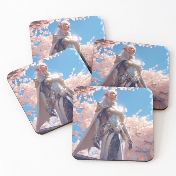 Item preview, Elf Warrior wearing white armor art designed and sold by WELCRAFT.