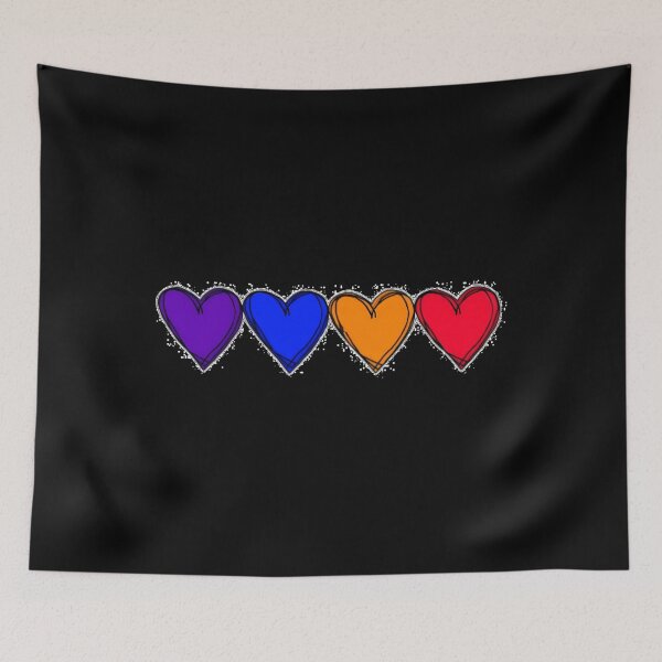 Item preview, Purple Blue Orange Red  Top	 designed and sold by gwnskhxc5.