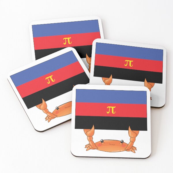 Item preview, Pride Flag Crab (poly) designed and sold by Rustmm.