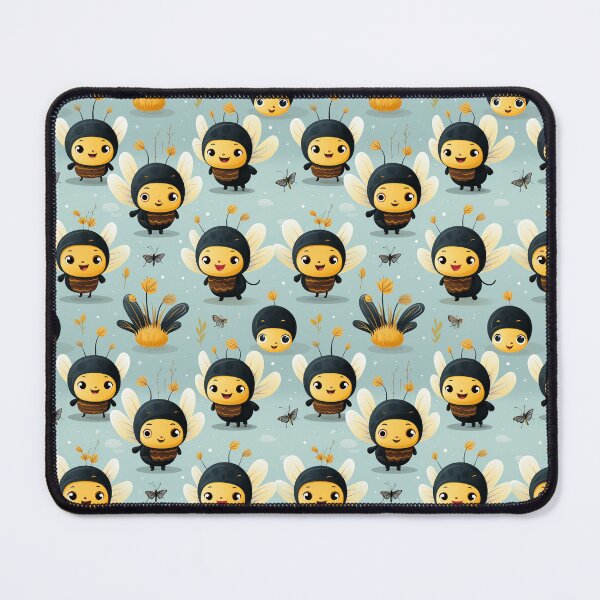 Item preview, ฺBusy bees seamless pattern sublimation design designed and sold by BabydellArt.