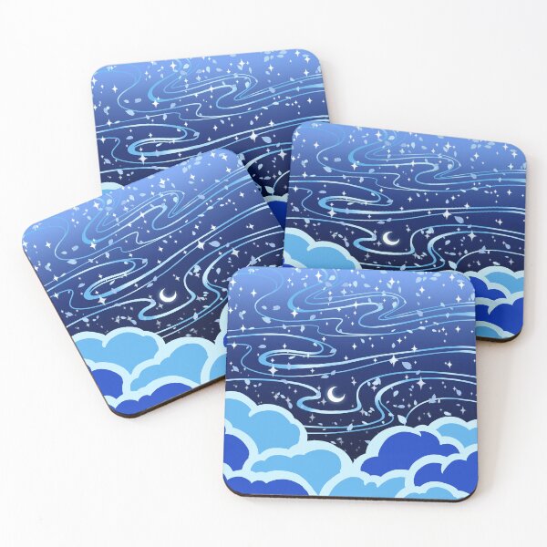 Item preview, Blue Moonlight, the Cloud-like Blossoms and Stars | Sakura Aesthetic designed and sold by arterialmotive.