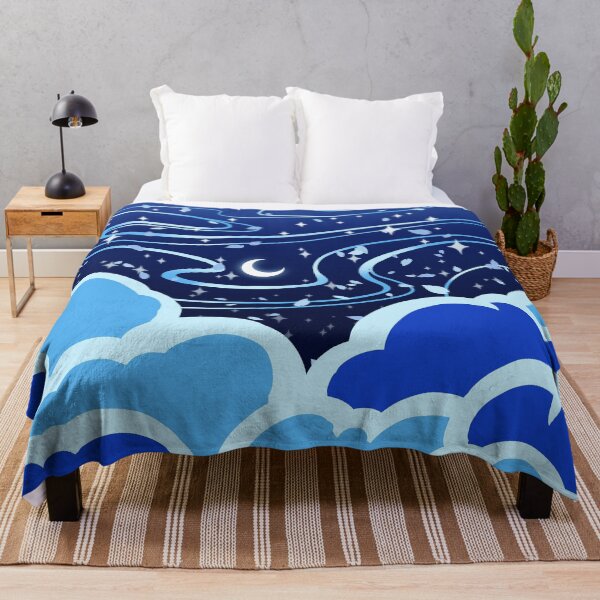Item preview, Blue Moonlight, the Cloud-like Blossoms and Stars | Sakura Aesthetic designed and sold by arterialmotive.