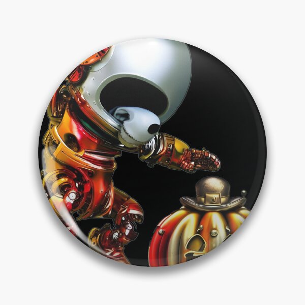 Item preview, Happy Halloween Dancing Metallic Cyberpunk designed and sold by Metallican.