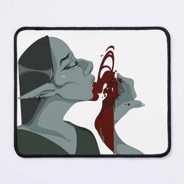 Item preview, Elf woman biting off fingers designed and sold by aperpegls.