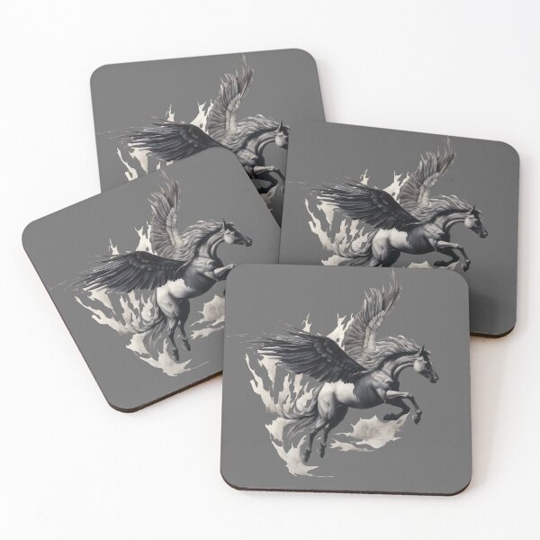 Item preview, pegasus flying in the sky designed and sold by normal-design.