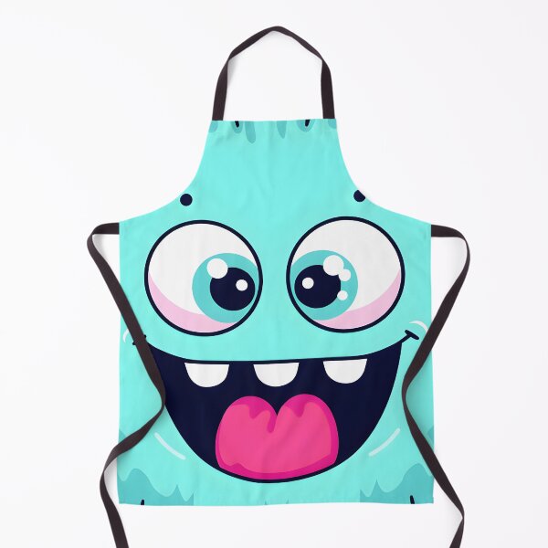 Item preview, Playful Blue Monster Face designed and sold by aigcx.