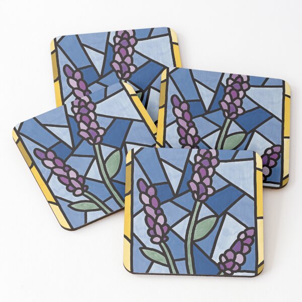 Artikelvorschau, Buntglas Lavendel entworfen und verkauft von katieboods.