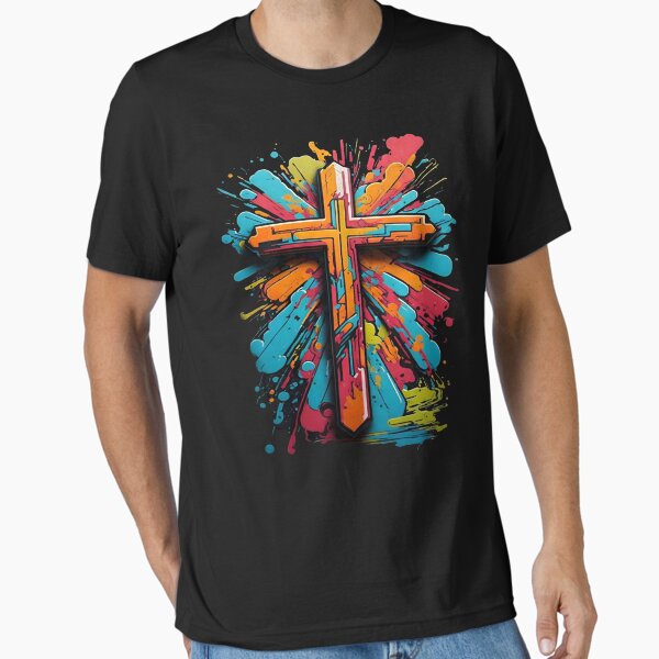 Item preview, Christian cross graffiti style. designed and sold by shaggydawgg.