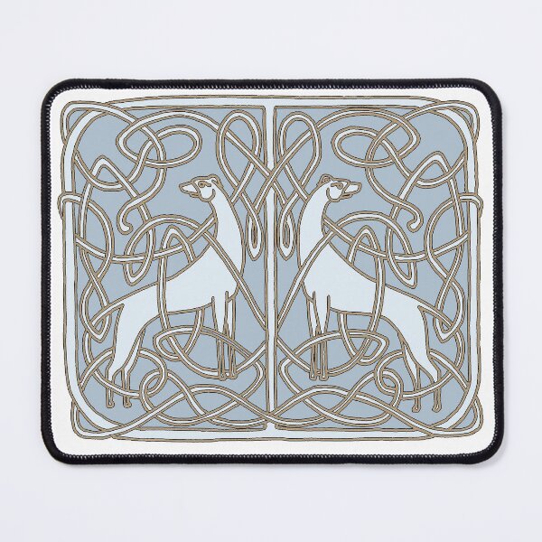 Item preview, Hound Knotwork Design on Woad designed and sold by Elissaveta.