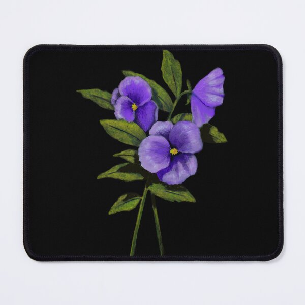 Item preview, Purple Pansies Original Colour Pencil Drawing designed and sold by gwnskhxc5.