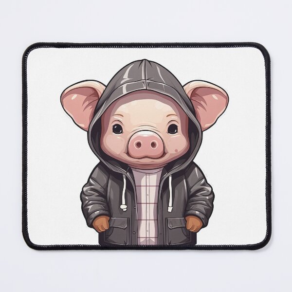 Item preview, Cool Pig in casual clothing designed and sold by Sidewayanimals.