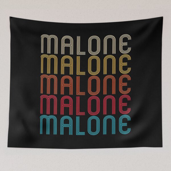 Item preview, Malone Retro Vintage Style Name designed and sold by RamseyArtStore.