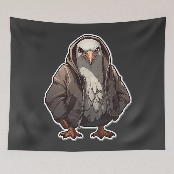 Item preview, Cool Pigeon in casual clothing designed and sold by Sidewayanimals.
