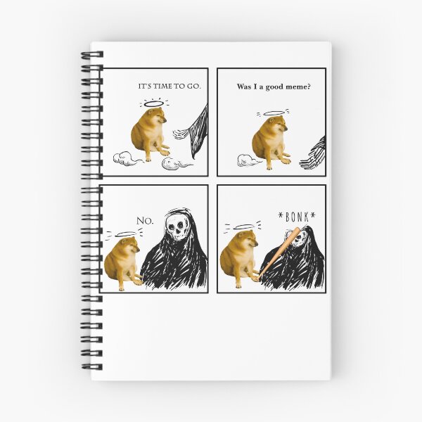 Item preview, Was I A Good Meme? No. Bonk. Cheems Doge designed and sold by wasari.
