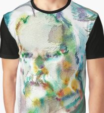 MARK TWAIN - watercolor portrait.4 Graphic T-Shirt