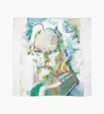 MARK TWAIN - watercolor portrait.4 Scarf