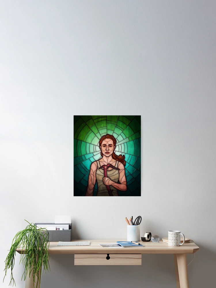 Thumbnail 2 of 3, Poster, Stained Glass Croft designed and sold by RikDrawsThings.