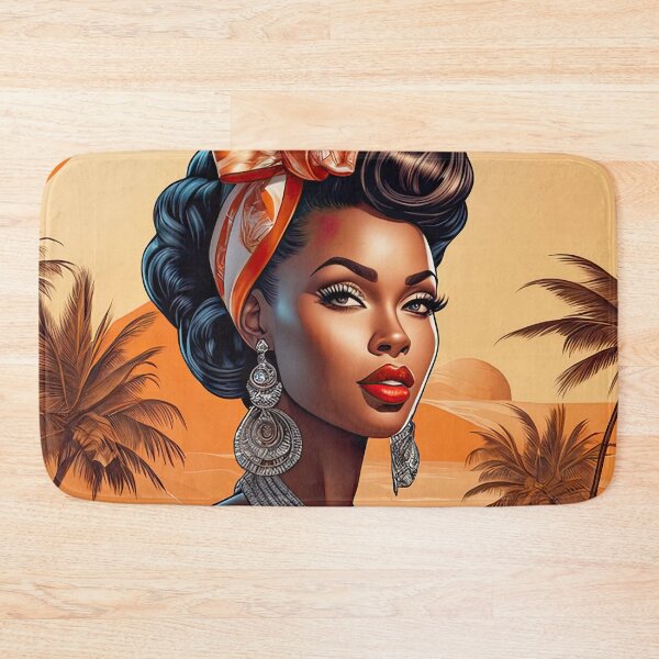 Item preview, Pinup African American beauty on vintage car designed and sold by zotilus.