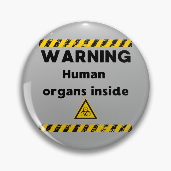 Item preview, Warning human organs inside designed and sold by Cleanthes.