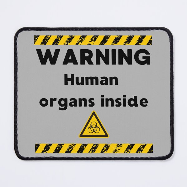 Item preview, Warning human organs inside designed and sold by Cleanthes.
