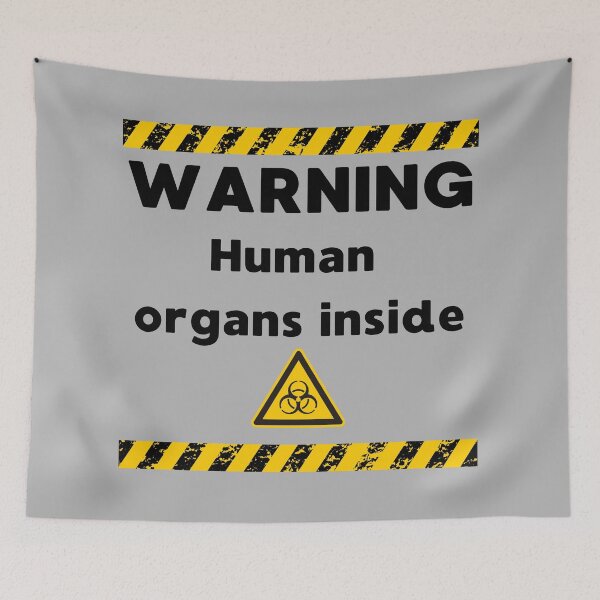 Item preview, Warning human organs inside designed and sold by Cleanthes.