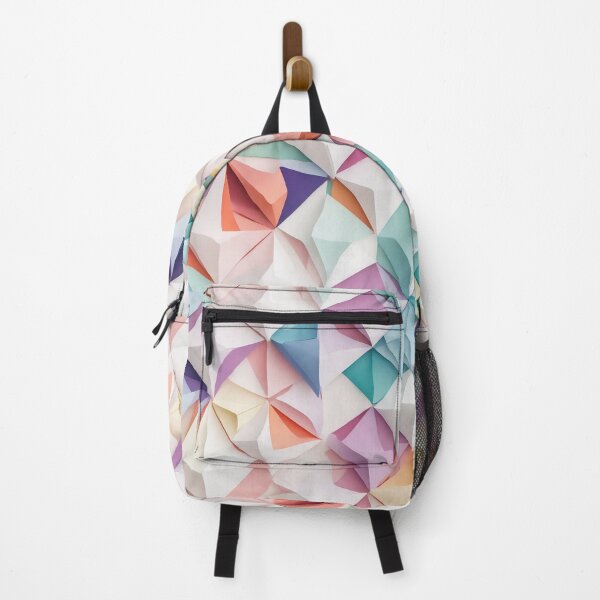 Item preview, Folded paper shapes, origami inspired pattern designed and sold by CoolPixels.