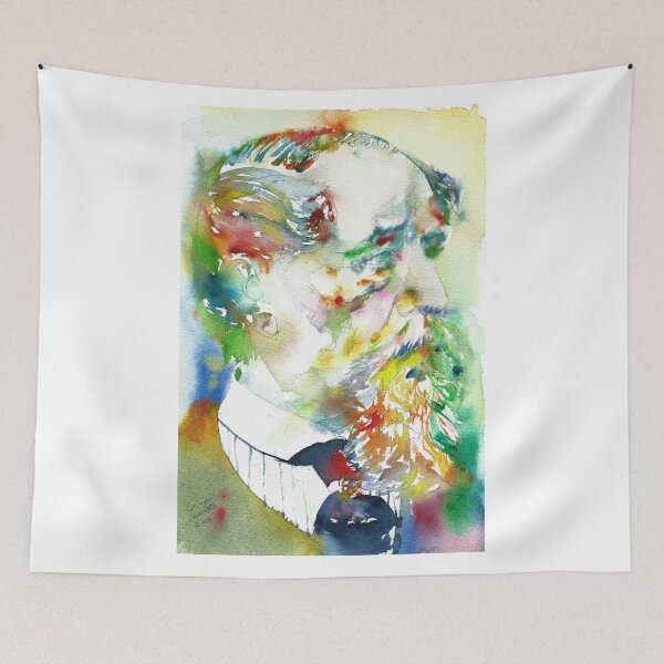 Item preview, CHARLES DICKENS - watercolor portrait.5 designed and sold by lautir.