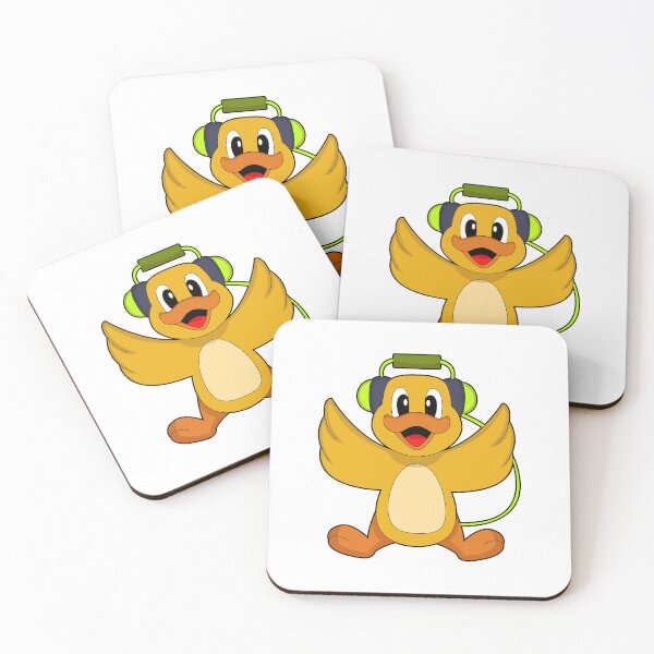 Item preview, Duck Musician Headphone Music designed and sold by Snabdesign84.