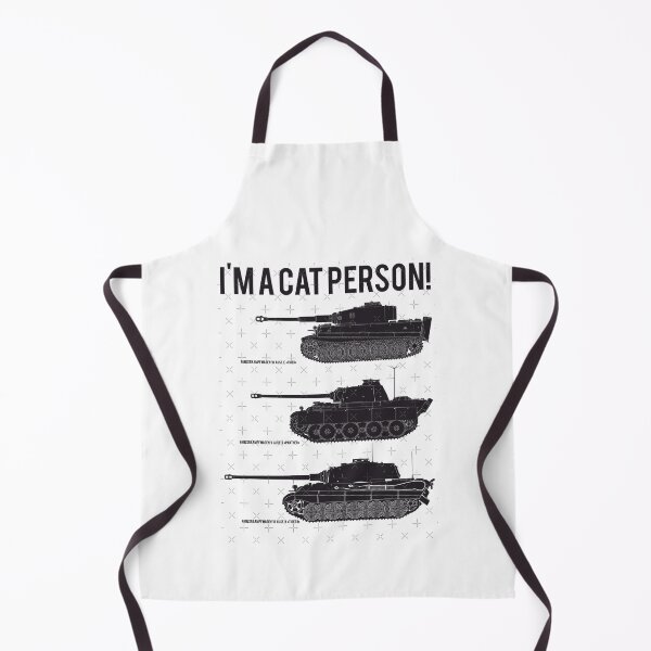 Item preview, Three German Tank Cats Img A Cat Person black Version designed and sold by vaidag-arnett.
