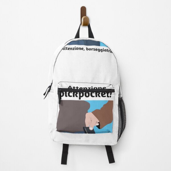 Item preview, Attenzione Pickpocket! (Blue version) designed and sold by DonMarcoDesigns.