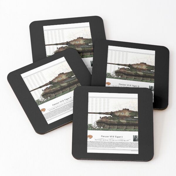 Item preview, Panzer VI B Tiger II - Kurt Knispel 1945 Graphic designed and sold by vaidag-arnett.