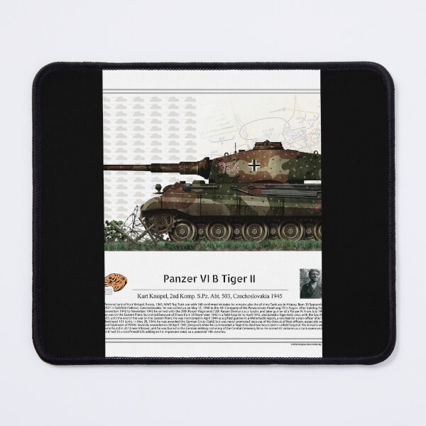 Item preview, Panzer VI B Tiger II - Kurt Knispel 1945 Graphic designed and sold by vaidag-arnett.