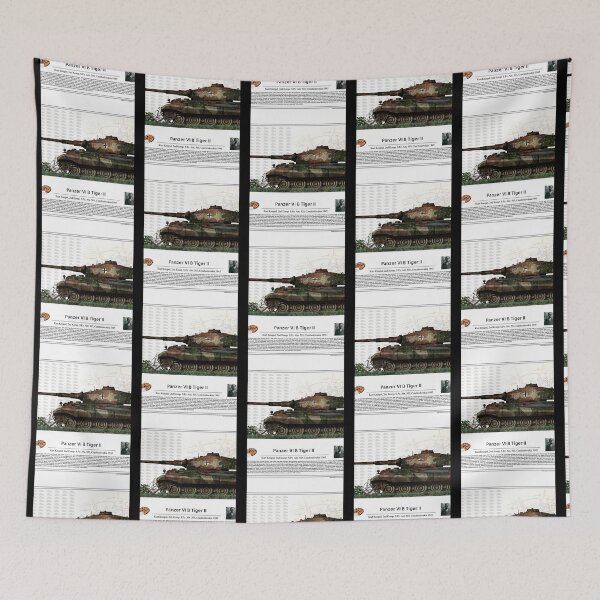 Item preview, Panzer VI B Tiger II - Kurt Knispel 1945 Graphic designed and sold by vaidag-arnett.