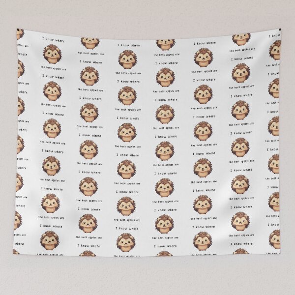 Item preview, Cute Hedgehog Funny Quote designed and sold by LudwikeArts.