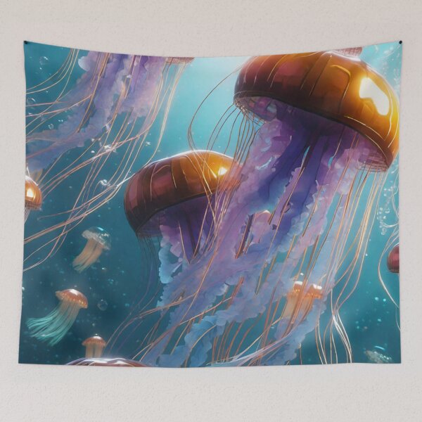 Item preview, Jellyfish Whimsy 04 designed and sold by OurBarcode.