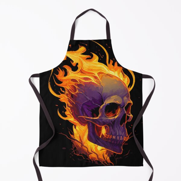 Item preview, Flaming skull designed and sold by rohlmanche.