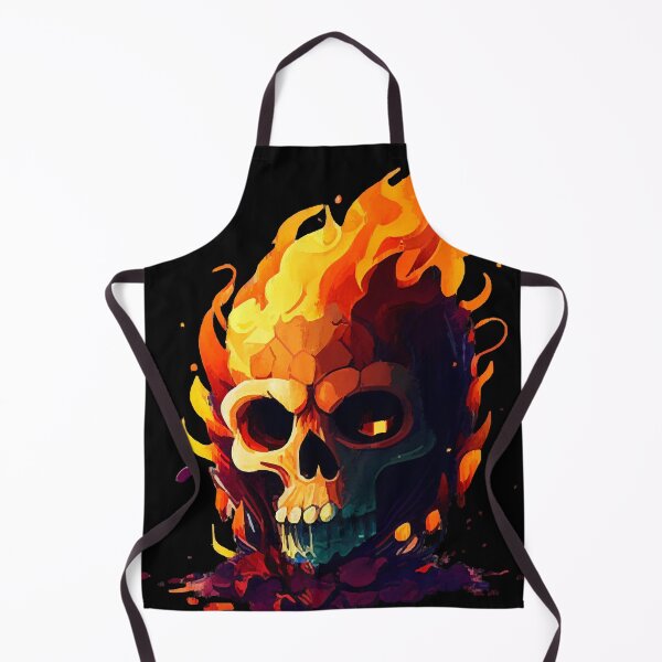 Item preview, Fire skull designed and sold by rohlmanche.