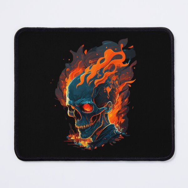 Item preview, Flaming skull designed and sold by rohlmanche.